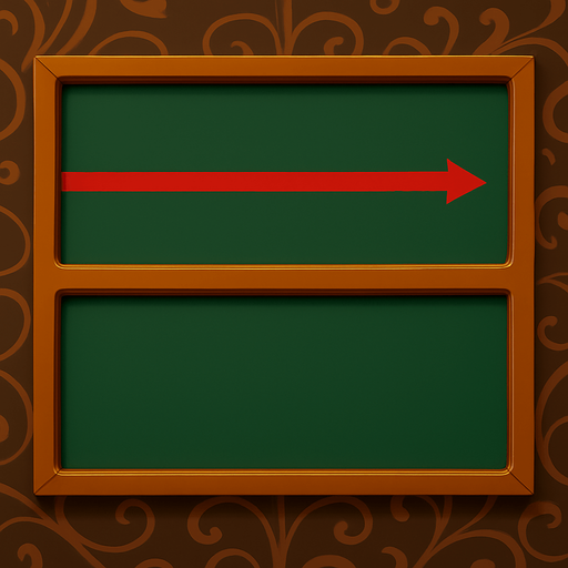 Change the center bumper on the table into a red line that’s painted on the table, like a casino table, that ends in an arrow on the right hand side.