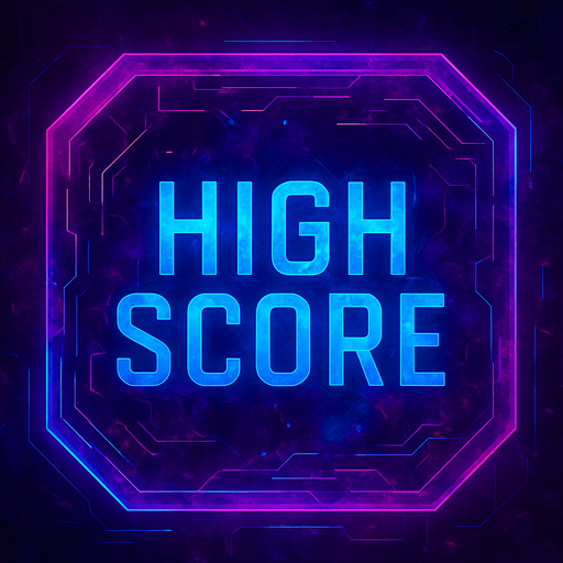 Change this 'start game' button to 'High Score' button with cyberpunk + abstract style. Futuer.