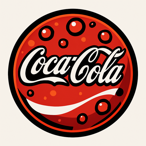 Coca cola bubble ball.
In-Game asset.  2d.  High contrast.  No shadows