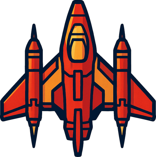 star ship.
In-Game asset.  2d.  High contrast.  No shadows