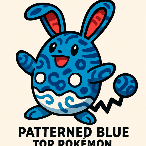 PATTERNED BLU

TOP POKEMON.
In-Game asset.  2d.  High contrast.  No shadows