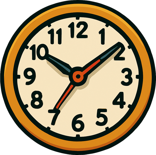 CLOCK.
In-Game asset.  2d.  High contrast.  No shadows