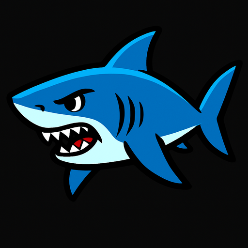 Tiburón.
In-Game asset.  2d.  High contrast.  No shadows