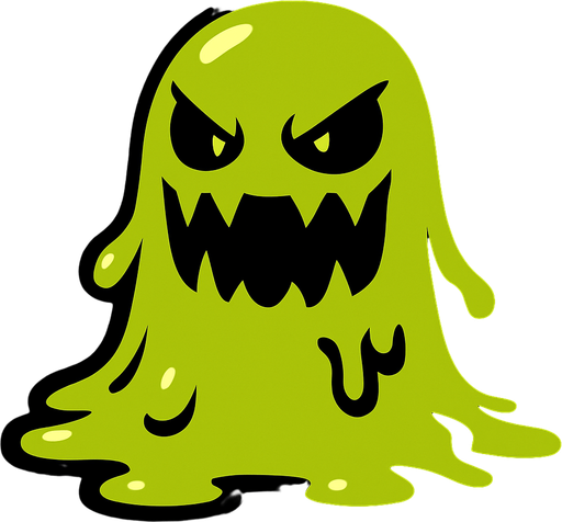 get an enemy in the form of slime.
In-Game asset.  2d.  High contrast.  No shadows
