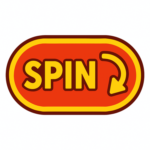 spin button.
In-Game asset.  2d.  High contrast.  No shadows