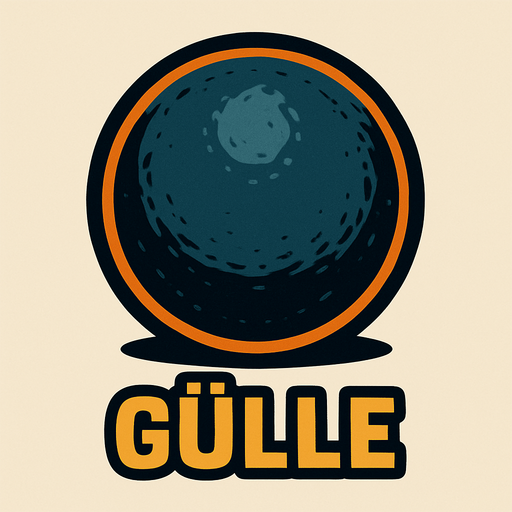 gülle.
In-Game asset.  2d.  High contrast.  No shadows
