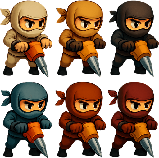 Same ninjas characters but other colors