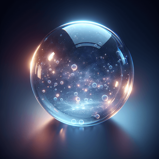 A bubble.
Single Game Texture.  In-Game asset.  No shadows