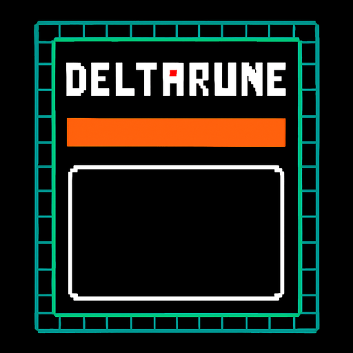 Battle Box for a Deltarune game.
In-Game asset.  2d.  High contrast.  No shadows
