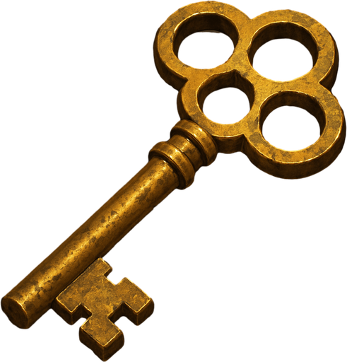 Old golden key.
In-Game asset