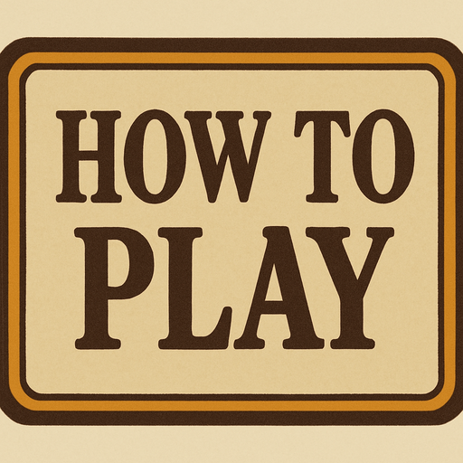 How to play button in professor Layton game style font.
In-Game asset.  2d.  High contrast.  No shadows