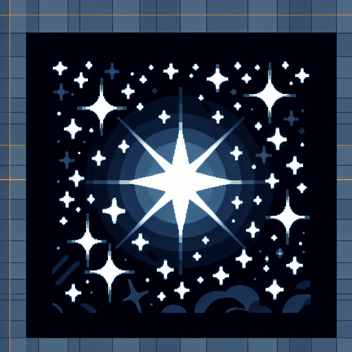 stars.
Single Game Texture. In-Game asset. 2d. Blank background. High contrast. No shadows.