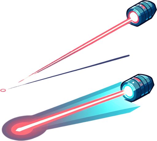 laser beam cartoon game asset.
Single Game Texture. In-Game asset. 2d. Blank background. High contrast. No shadows.