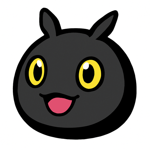 Botamon.
In-Game asset.  2d.  High contrast.  No shadows