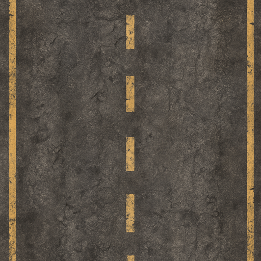 more detail Worn-out road