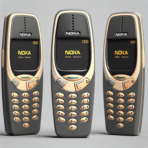 Photorealistic NOKIA 3310 from front view, but change the logo to "NOKAI"