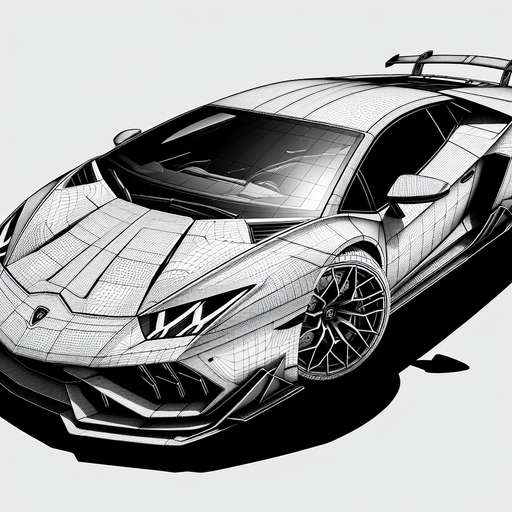 Lamborghini.
Single Game Texture. In-Game asset. 2d. Blank background. High contrast. No shadows.