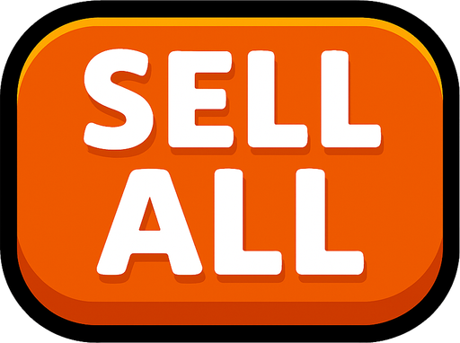 sell all button.
In-Game asset.  2d.  High contrast.  No shadows