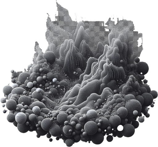 pariculas cinzas, fundo png.
Single Game Texture. In-Game asset. 3d. Blank background. High contrast. No shadows.