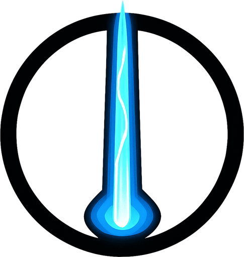 Daire içinde mavi ışın
In-Game asset.  2d.  High contrast.  No shadows