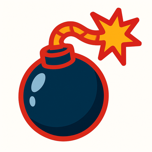 Bomba.
In-Game asset.  2d.  High contrast.  No shadows