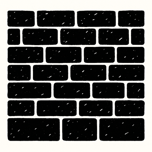 black wall.
In-Game asset.  2d.  High contrast.  No shadows