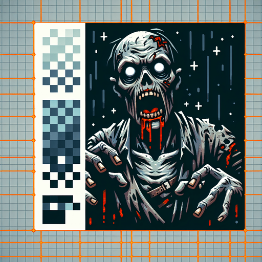 Maga zombie.
Single Game Texture.  In-Game asset.  2d.  Blank background.  High contrast.  No shadows. 3d