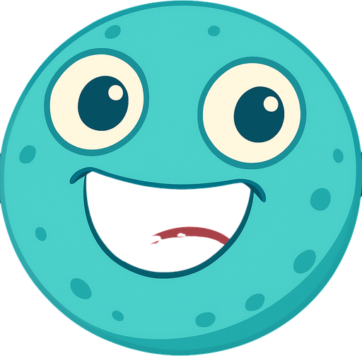 make it happy and cyan