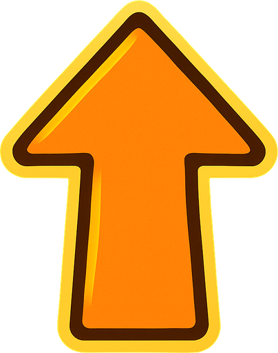 arrow.
In-Game asset.  2d.  High contrast.  No shadows