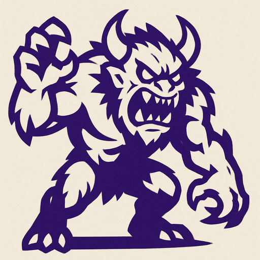Canavar.
In-Game asset.  2d.  High contrast.  No shadows