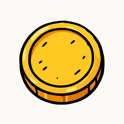 Sadece 1 Altın parçacığı.
In-Game asset.  2d.  High contrast.  No shadows