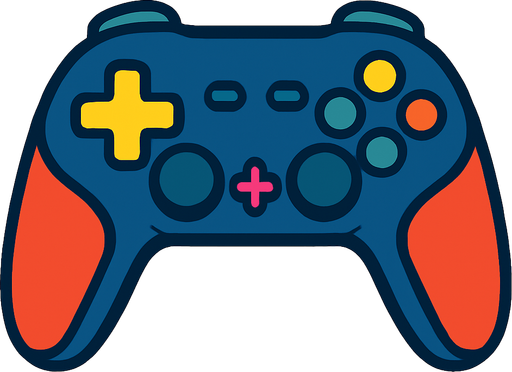 gamepad photo.
In-Game asset.  2d.  High contrast.  No shadows