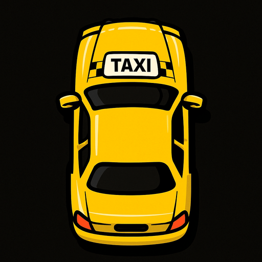 Bana bir taxi araba oluştur kuş bakışı olsun ve onu ekranın üst tarafına baksın.
In-Game asset.  2d.  High contrast.  No shadows