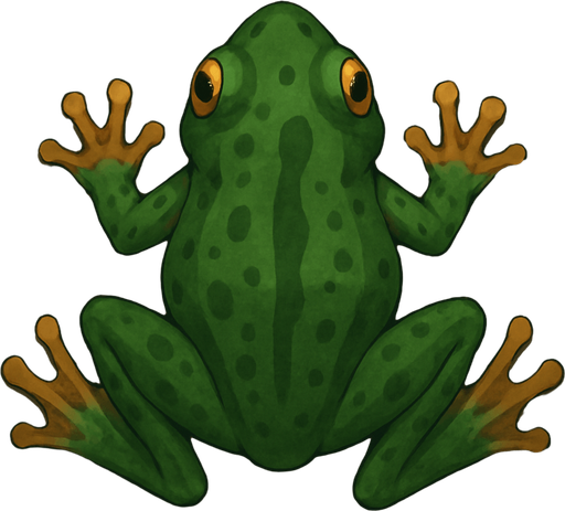 frog top view.
In-Game asset