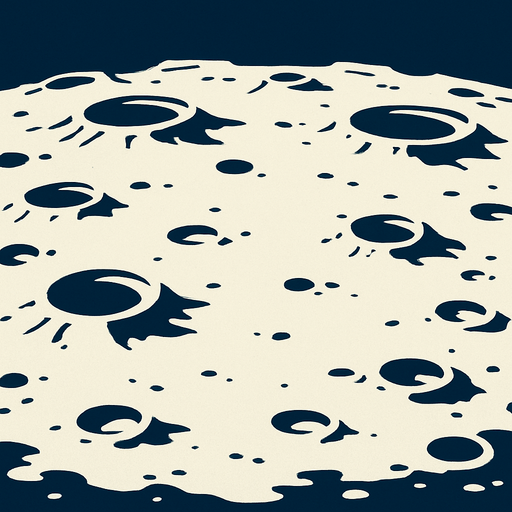 Moon floor for background.
In-Game asset.  2d.  High contrast.  No shadows