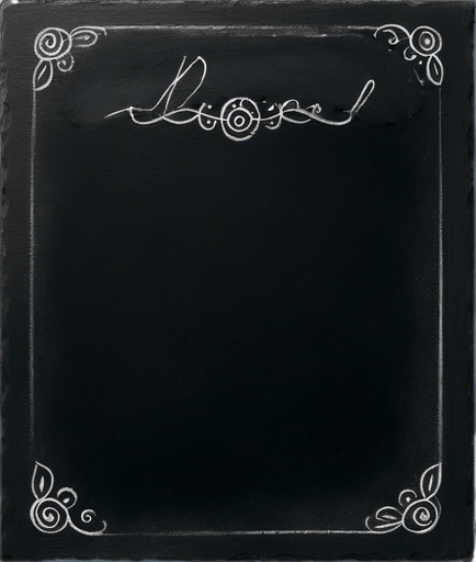 Text "NOVICE BLEND" in chalk