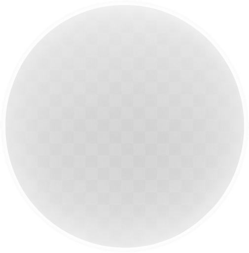 half transparent white and complately round thing.
In-Game asset.  2d.  High contrast.  No shadows