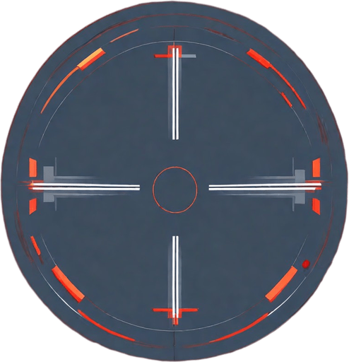 crosshair. No background. Transparent background. Blank background. No shadows. 2d. In-Game asset. flat