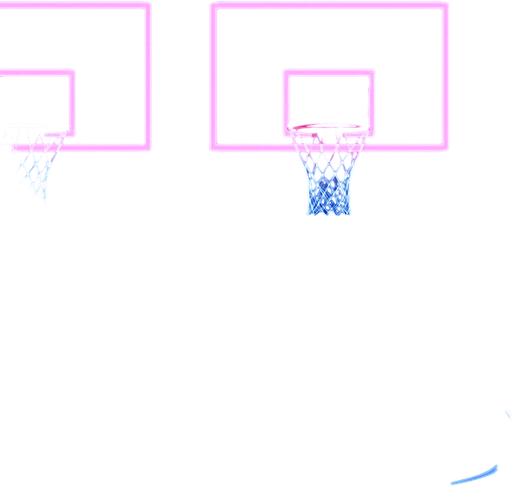 3 basketball backboards like this next to each other