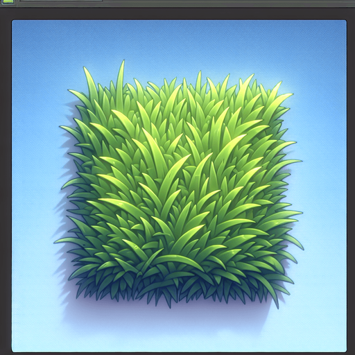 Make a small 



Make a small grass.
Single Game Texture. In-Game asset. 2d. Blank background. High contrast. No shadows.