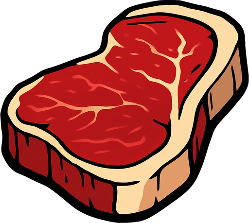 Sirloin.
In-Game asset.  2d.  High contrast.  No shadows