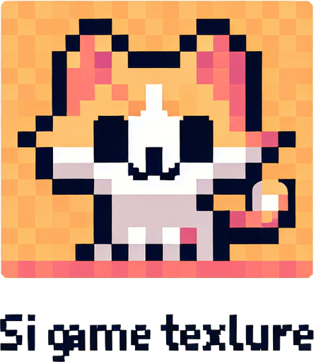 Kedi pixel art.
Single Game Texture.  In-Game asset.  2d.  Blank background.  High contrast.  No shadows