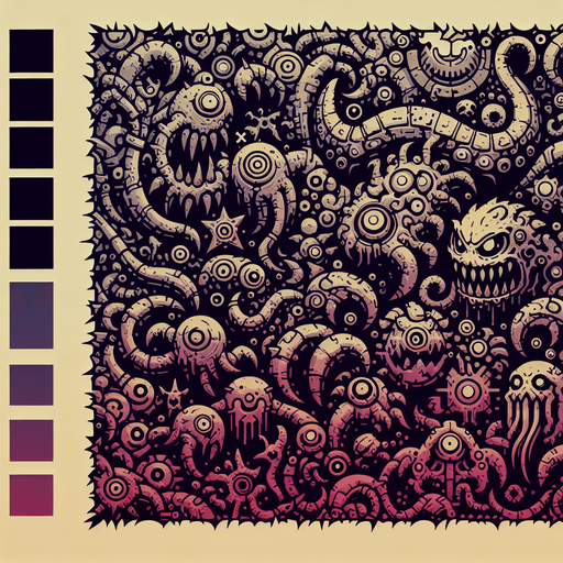 Monstrum.
Single Game Texture. In-Game asset. 2d. Blank background. High contrast. No shadows.