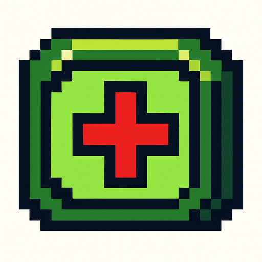 paquete de salud  de pixeles.
In-Game asset.  2d.  High contrast.  No shadows
