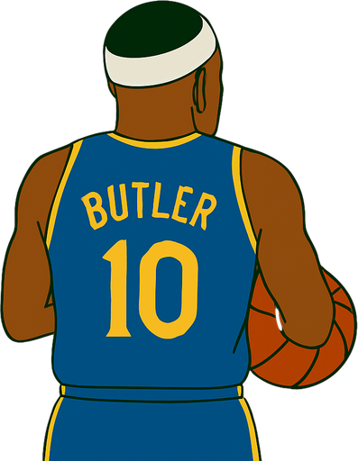 Change picture so his hands are down preparing to shoot