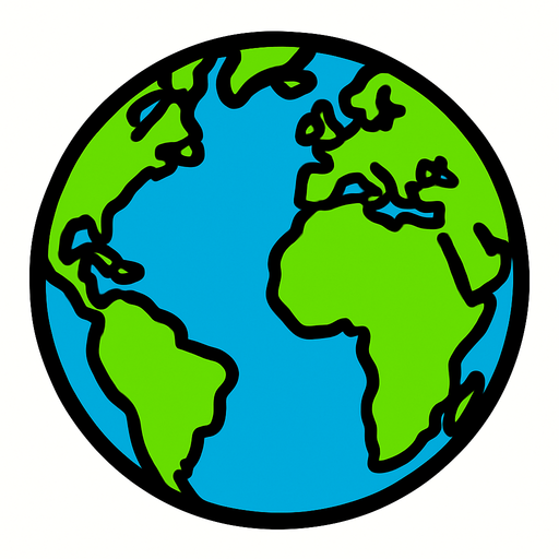 dünya.
In-Game asset.  2d.  High contrast.  No shadows