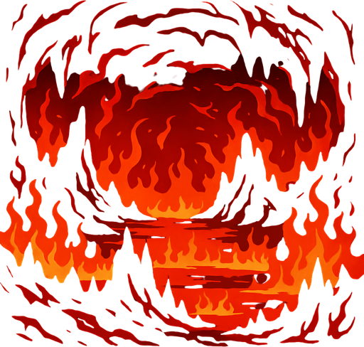 a hell back ground.
In-Game asset.  2d.  High contrast.  No shadows