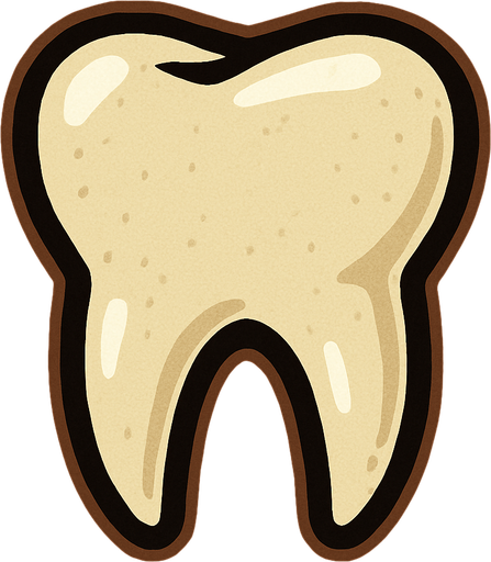 Tooth.
In-Game asset.  2d.  High contrast.  No shadows