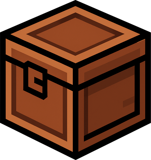 box.
In-Game asset.  2d.  High contrast.  No shadows. pixel art