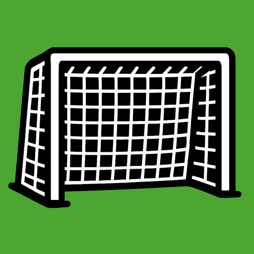 soccer goal 2d ingame asset high contrast no shadows.
In-Game asset.  2d.  High contrast.  No shadows